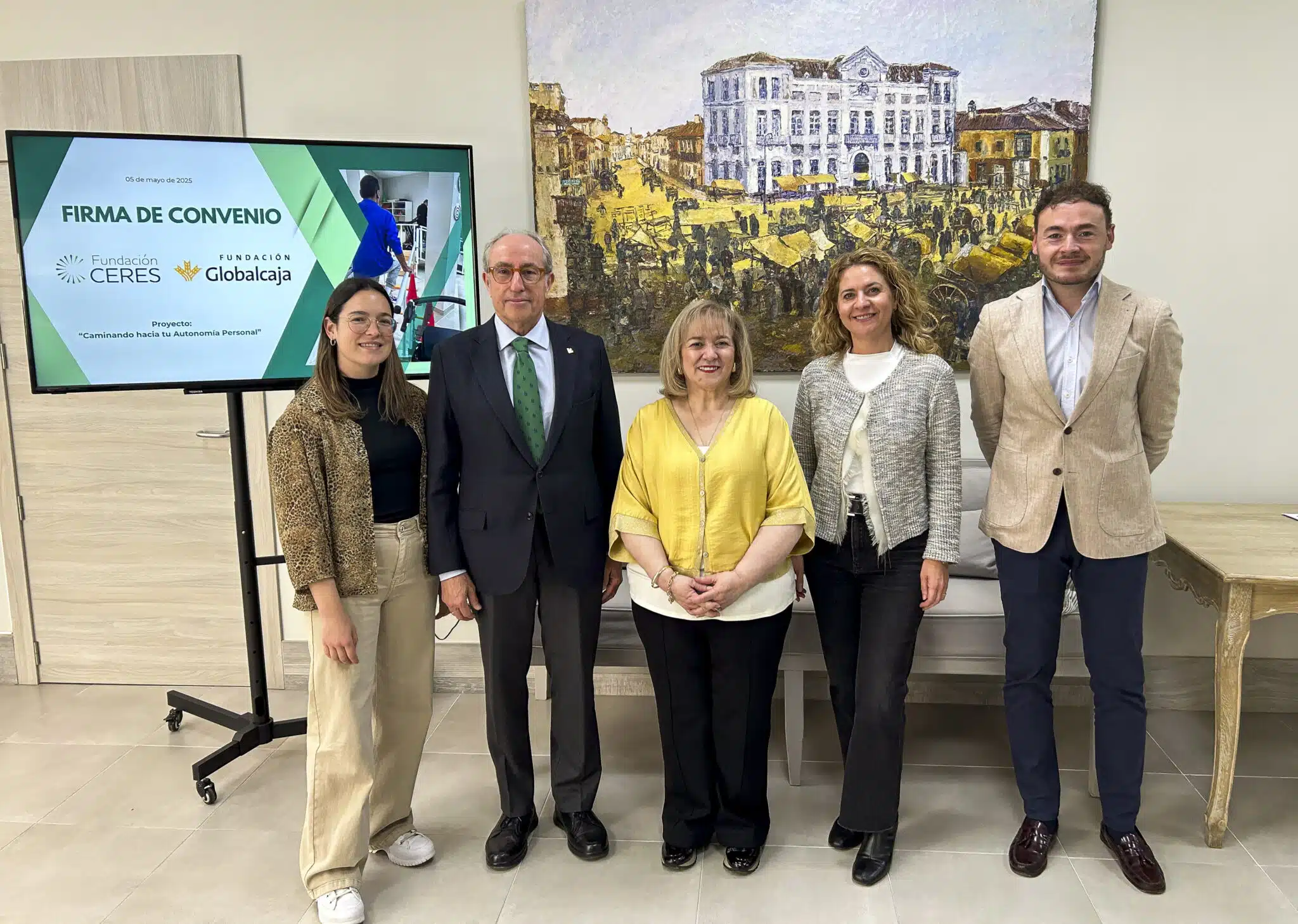 La Fundación Globalcaja apoya a CERES en su programa de autonomía para personas con daños neurológicos