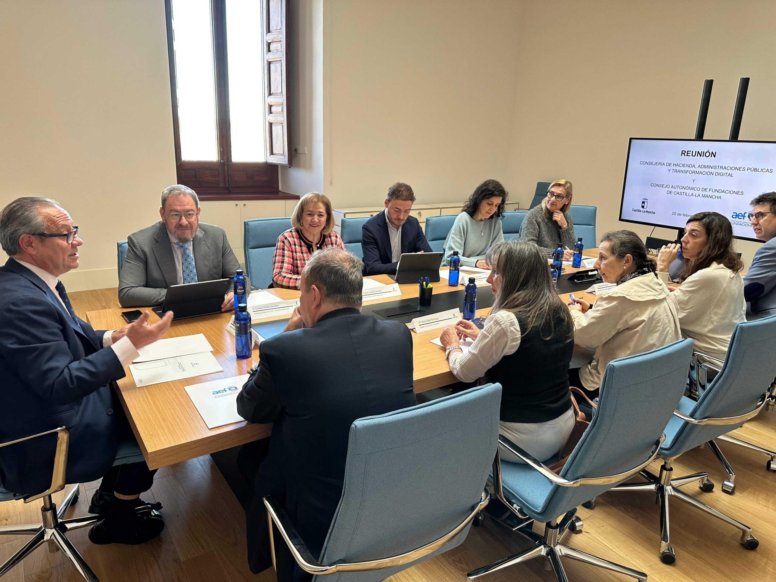 Gobierno regional y Consejo Autonómico de Fundaciones de CLM, de la AEF, estudiarán el impacto de las fundaciones en la región